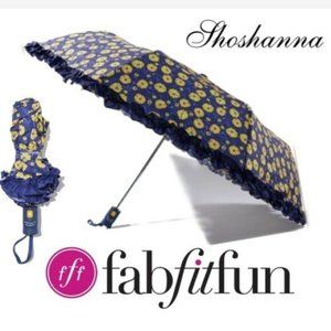 New With Tags FabFitFun Shoshanna Sunflower Print Umbrella